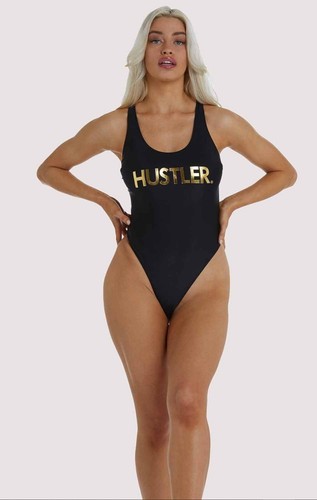 Bnwt sexy hustler gold logo - -,